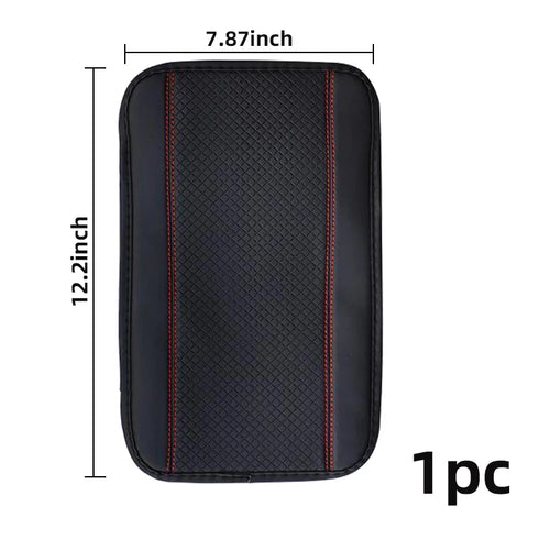 Car Armrest Cover Mat Universal PU Leather Car Interior Central