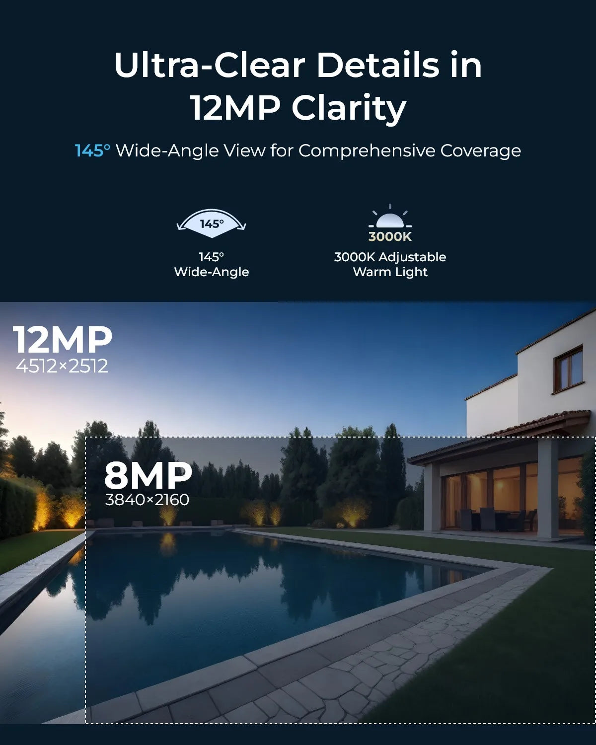 Reolink 5MP 8MP 12MP IK10 Vandalproof PoE Security Camera 2.8mm Lens