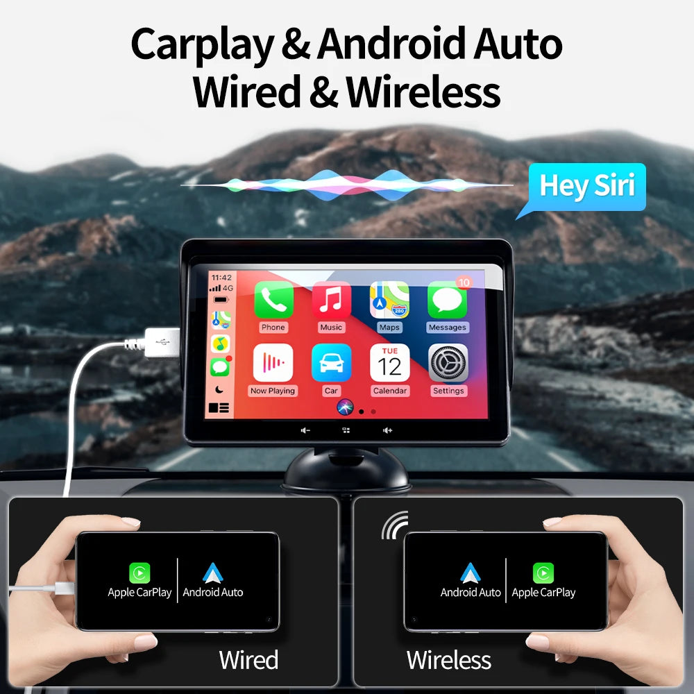 Universal 7inch Car Radio Multimedia Video Player Wireless Carplay And
