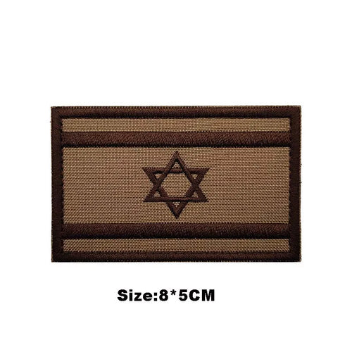 8*5CM/ Israel Flag Patch Clothes Sticker,Fabric Applique Embroidery