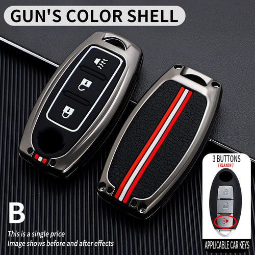 Key Fob Cover with Keychain Lanyard for Nissan Altima Sentra Maxima