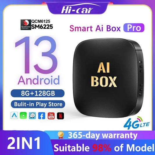CarPlay Ai Box Android 13 Wired To Wireless CarPlay Android Auto