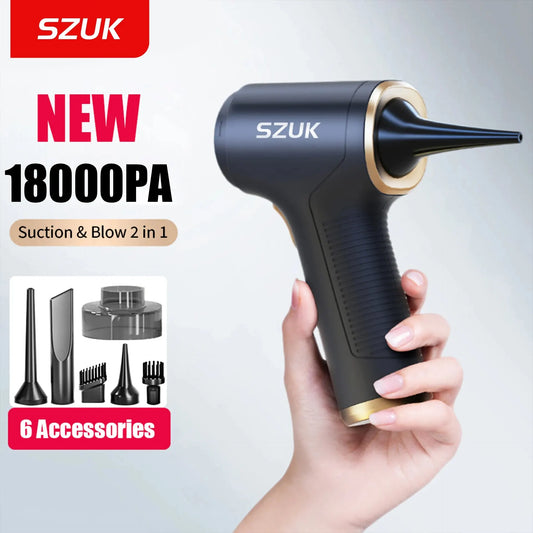 SZUK 18000PA Car Vacuum Cleaner Mini Portable Duster Handheld Cleaning