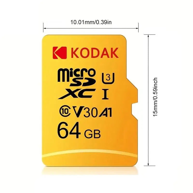 KODAK Micro SD Card Driving Recorder 64GB Memory Card For Mobile Phone
