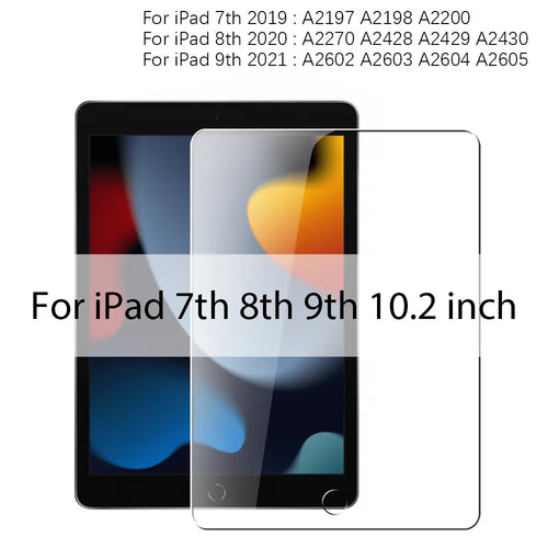 Tempered Glass Screen Protector For Ipad Pro 12.9 11 6th 2022 Air 5 4