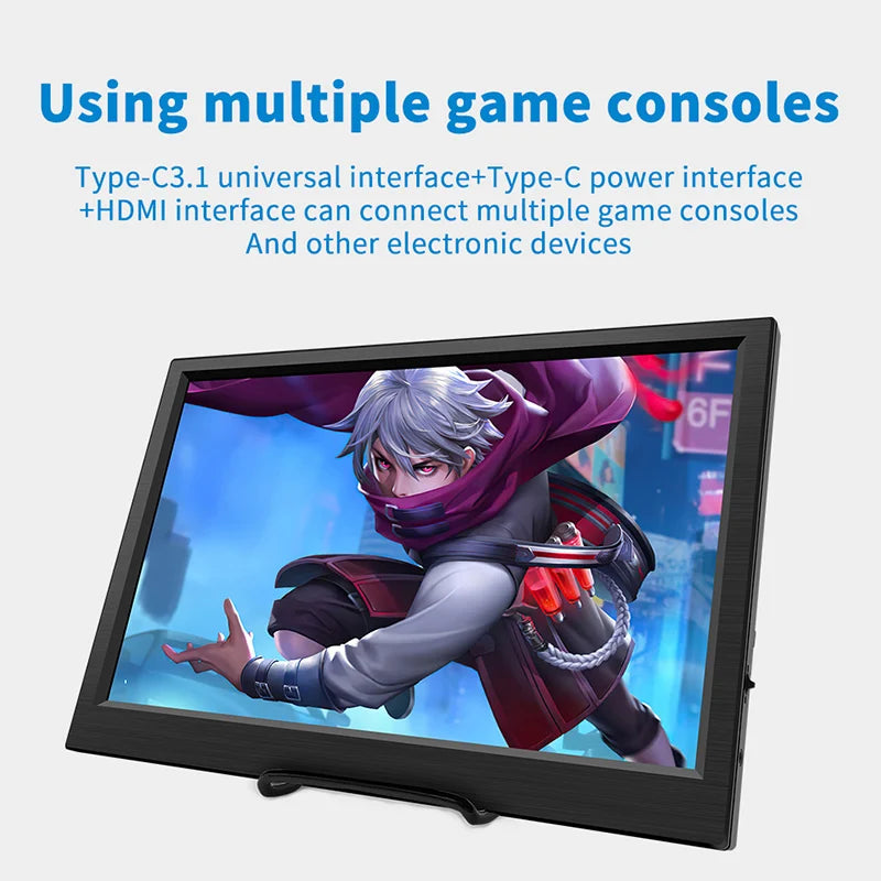 11.6 Inch Portable Monitor HDMI-Compatible Laptop second screen Gaming