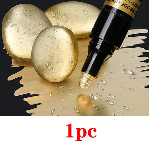 3/2/1pcs Chrome Mirror Marker Pen 2mm DIY Reflective Paint Pen