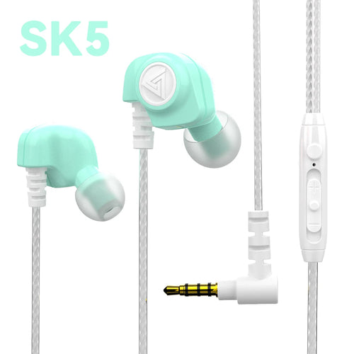 Original QKZ AK6 Copper Driver HiFi Wired Earphone Race Sport