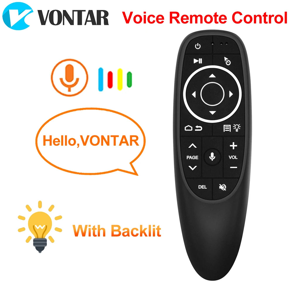 VONTAR G10 G10S Pro Voice Remote Control 2.4G Wireless Air Mouse