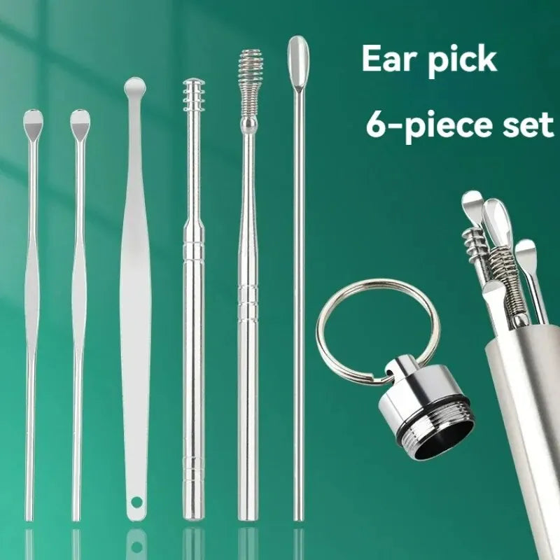 Ear Pick Six-piece Set Ear Cleaning Ear Picking Earpick Convenient