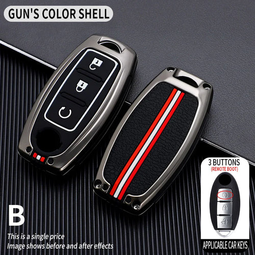 Key Fob Cover with Keychain Lanyard for Nissan Altima Sentra Maxima