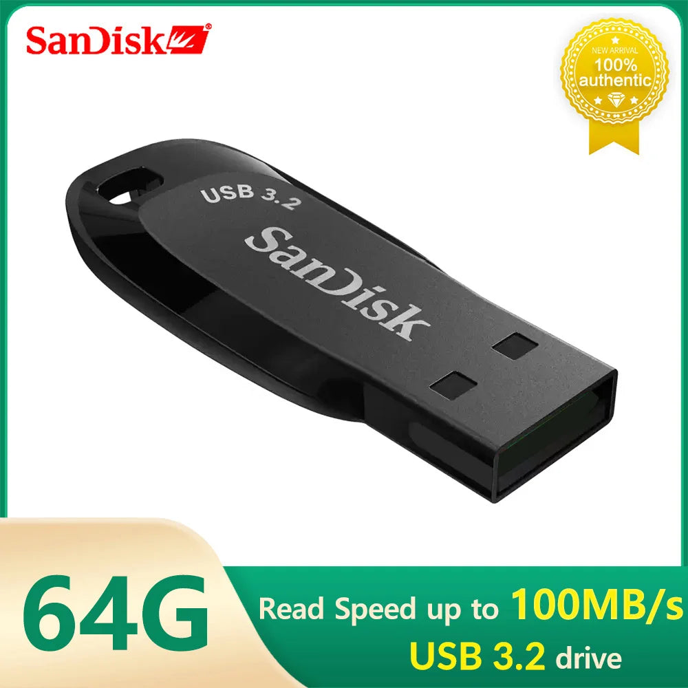 SanDisk USB 3.2 USB Flash Drive 64GB Pen Drive Memory Stick CZ410
