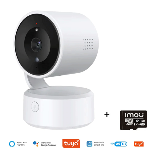 Tuya Wifi Camera Indoor 5MP One-Touch-Call Baby Monitor Two Way Talk