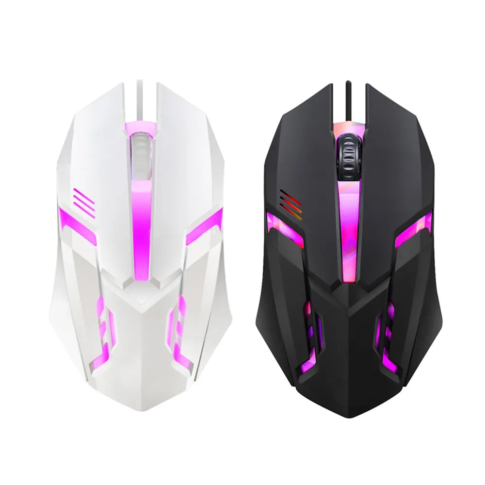 E-Sports USB Wired Mouse Colorful LED Gaming Mouse 5000 DPI Wired Mice