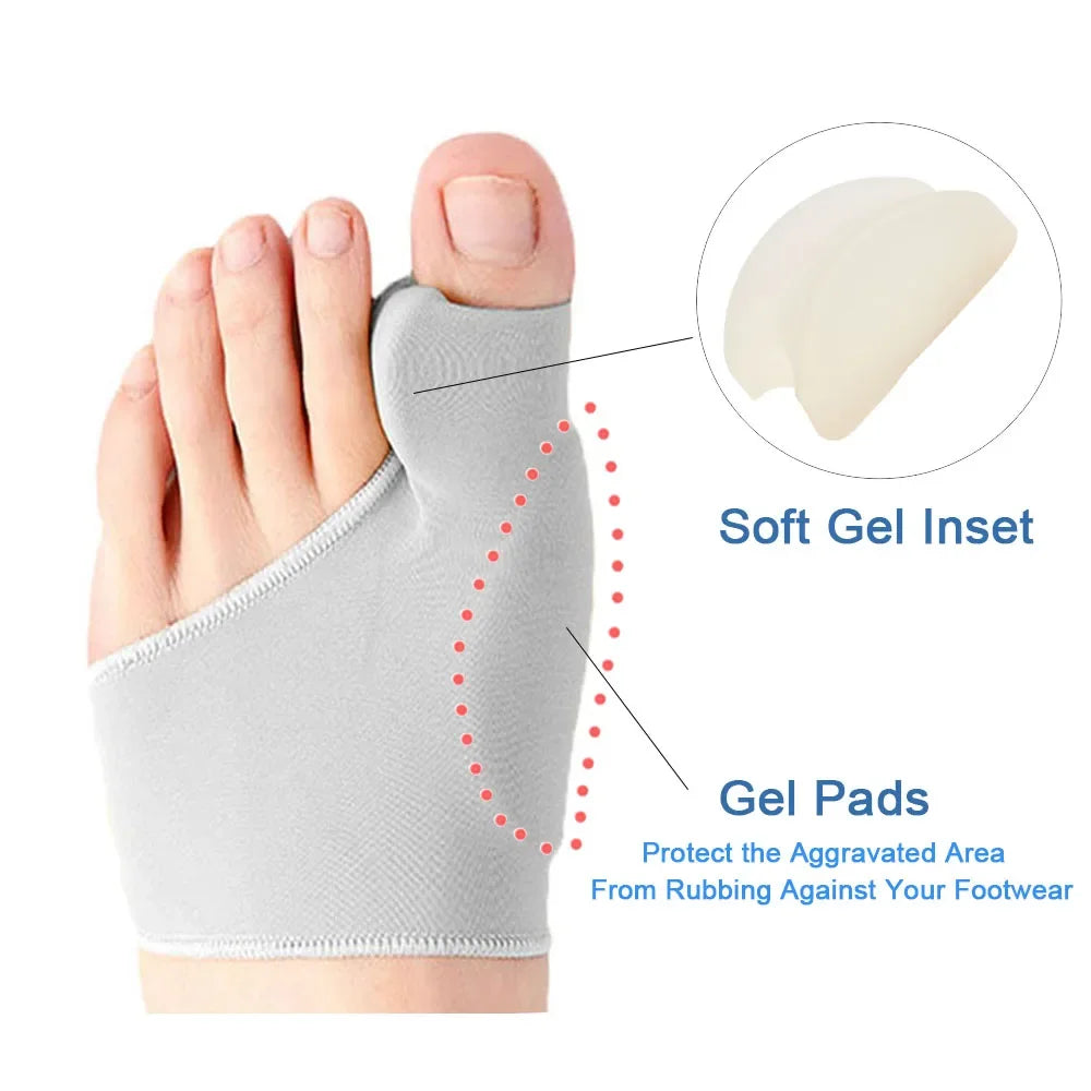 Toe Separator Hallux Valgus Bunion Corrector Orthotics Feet Bone Thumb