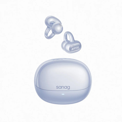 Sanag S8S AI Ear Clip Earphones Bluetooth 5.4 AI Translation Wireless