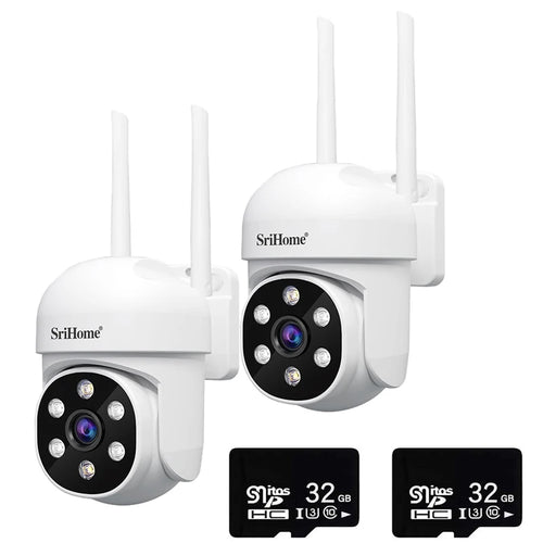 Srihome SH061 PTZ WiFi Camera 2MP 1080P Smart Home Security  3X