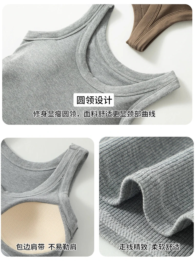 Ribbed Knitted Tops Neck Summer Basic Shirts White Black Casual Sport