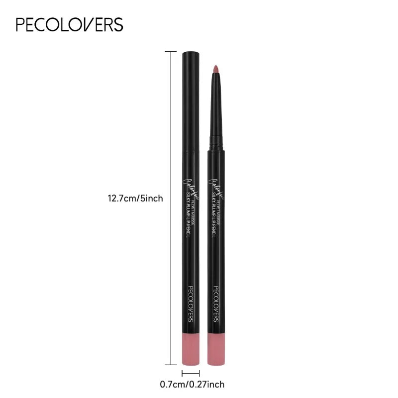 Waterproof Matte Lipliner Pencil Red Contour Tint Lipstick Long