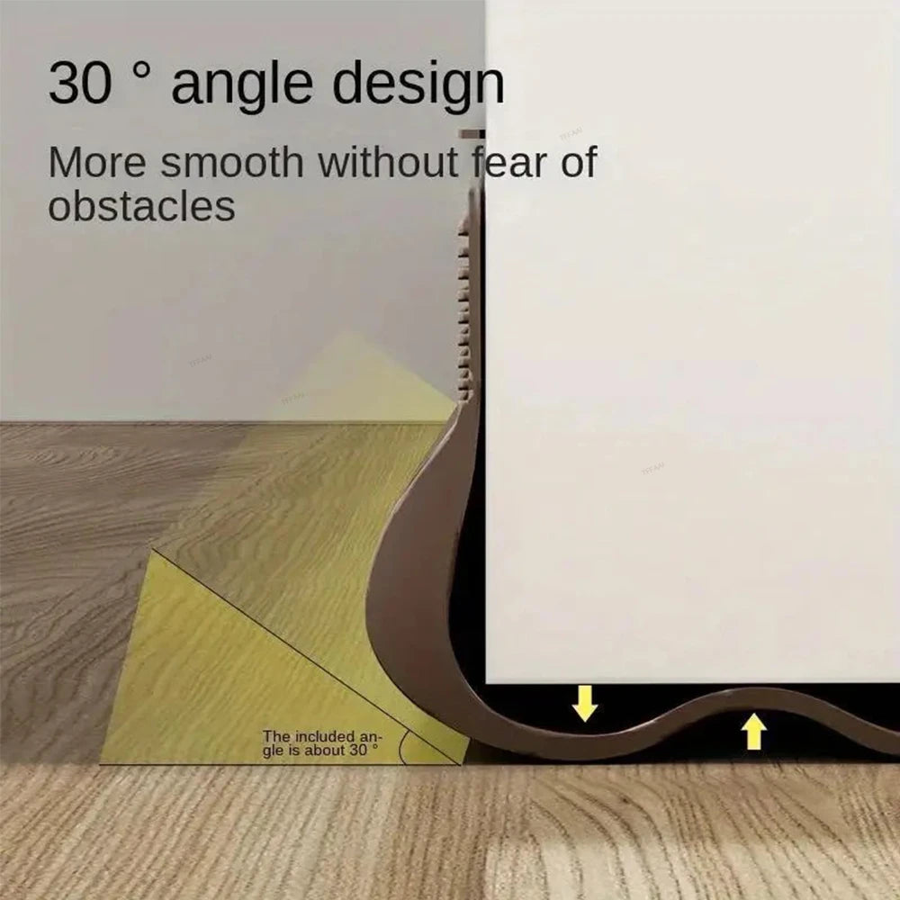 Flexible Door Bottom Sealing Strip Door Gap Soundproofing Wind and