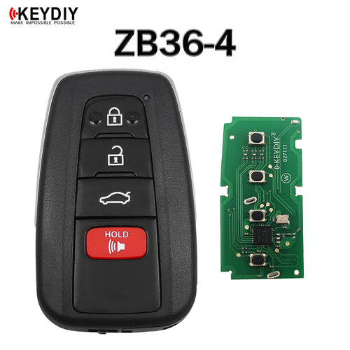 KEYDIY KD ZB35-3/4 ZB36-2/3/4 Smart Key ZB Series Multiple Remotes for