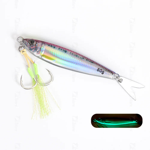 TOLU 2024 NEW 3D Printed Fast Sinking Metal Jig Lure 20g 30g 40g 60g