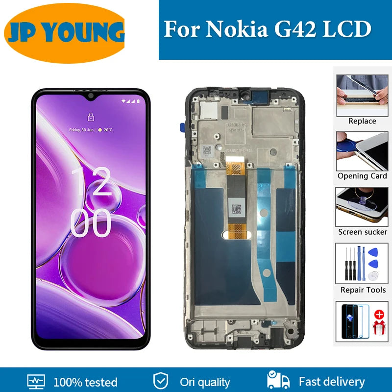 Original LCD For Nokia G42 LCD Display Touch Screen Digitizer Assembly