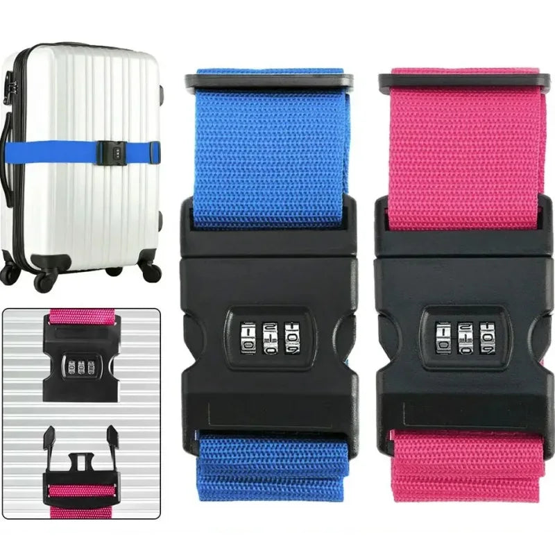 Luggage Strap Anti-theft Luggage Buckle Password Adjustable Bundling