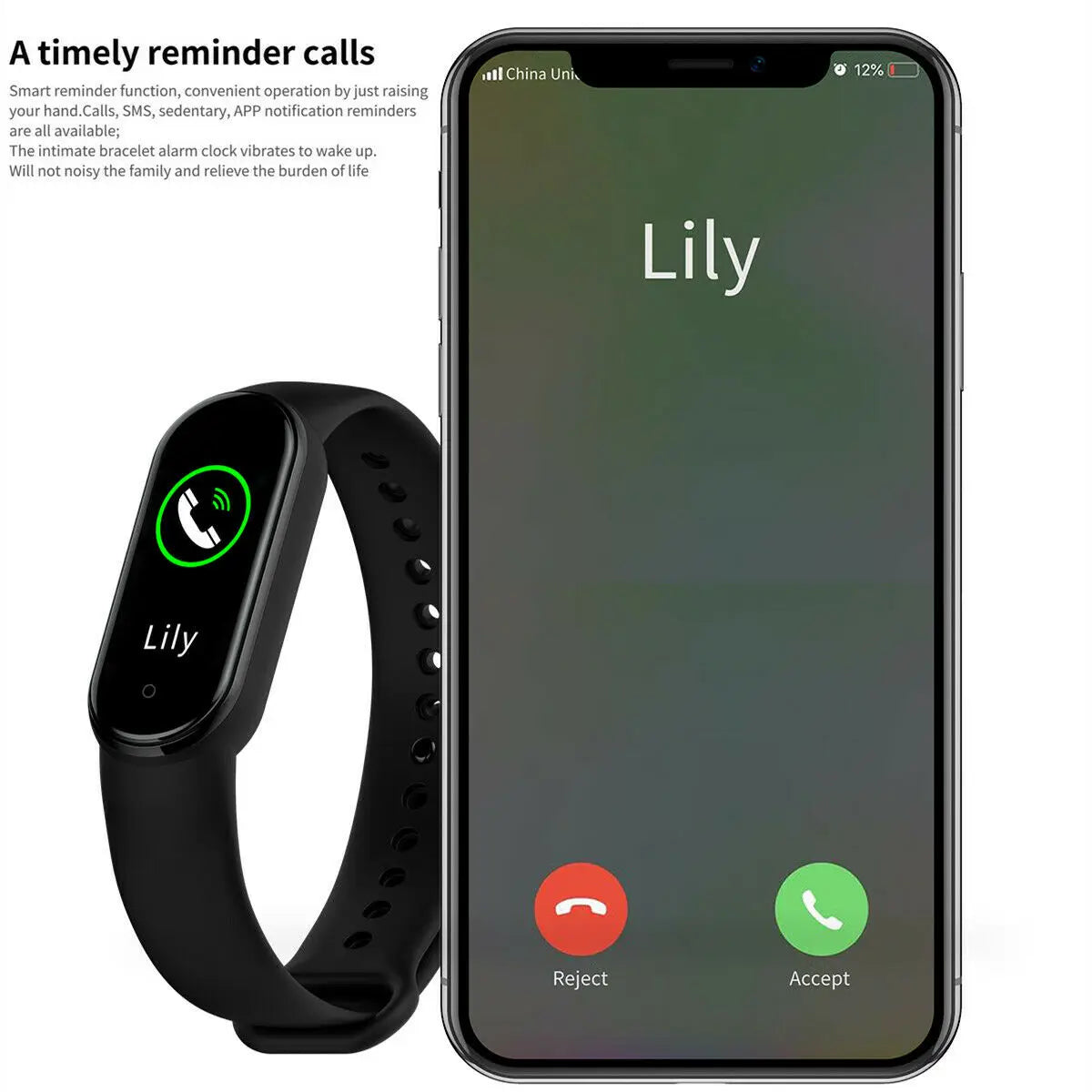 M5 Smart Band Waterproof Sport Watches Smart Watch Men Woman Blood