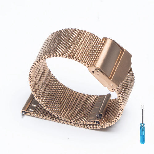 22mm 20mm Milanese Loop Strap For Samsung Galaxy Watch 6 5 4 44mm 40mm