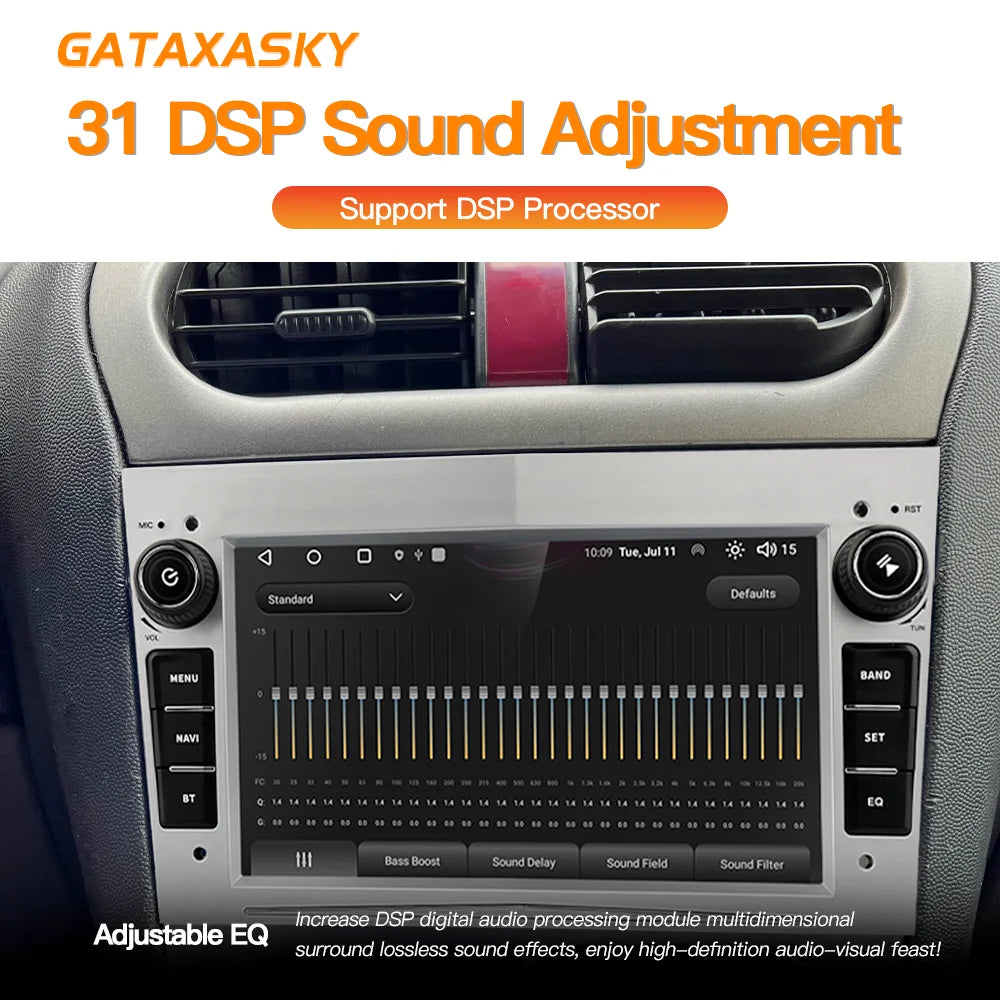 GATAXASKY 7"Car Android Radio Multimedia For Opel Vauxhall Astra H G J