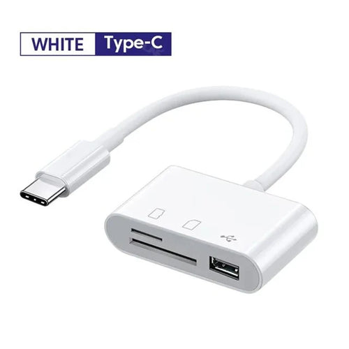 Type c Adapter TF CF sD Memory Card Reader OTG Writer Compact