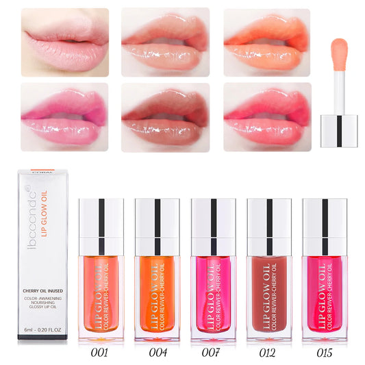 Crystal Jelly Moisturizing Lip Oil Plumping Lip Gloss Makeup Sexy