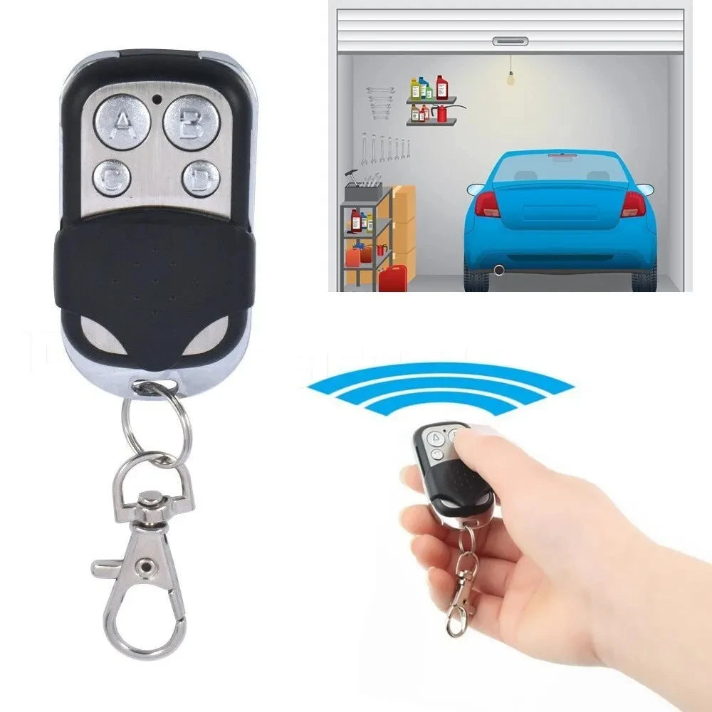 433MHz Remote Control 4CH Car Key Garage Door Gate Opener Duplicator