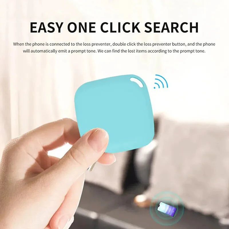 Mini GPS Tracker Bluetooth 5.0 Anti-Lost Device Square Cat Dog Pet