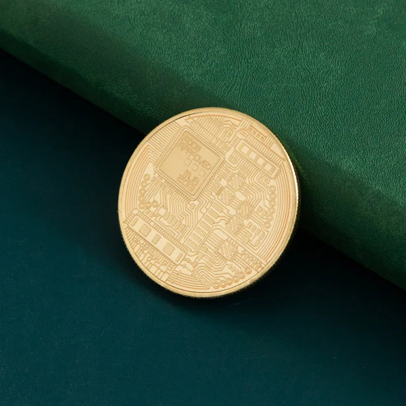 Bitcoin Coin Collectible Art Collection Gift Physical Commemorative