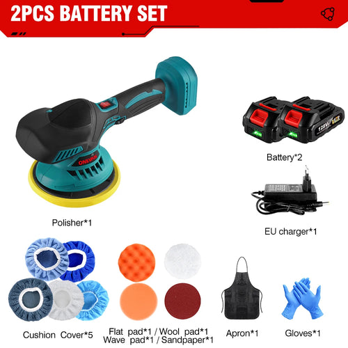 ONEVAN Cordless 21V Car Polisher Electric Polisher Automobile Car