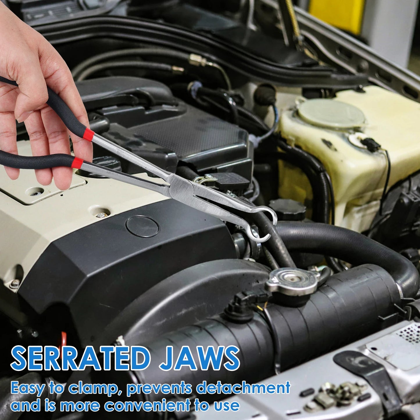 3/5Pcs Hose Gripper Plier Carbon Steel Spark Plug Removal Pliers Long