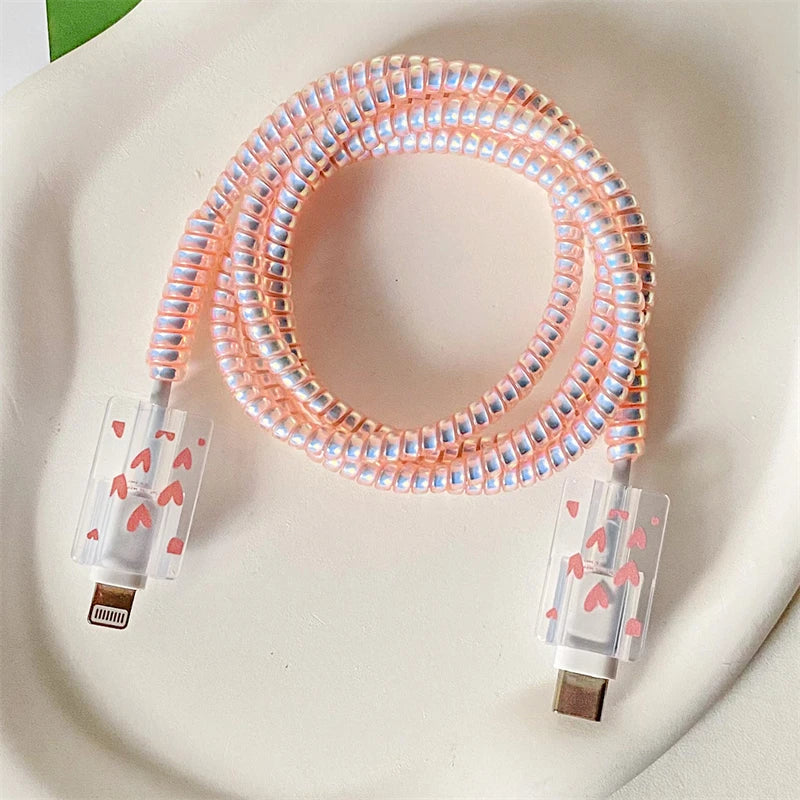 3D Gradient Color Soft Silicone Charger Case for Iphone 14 13 Pro 18w