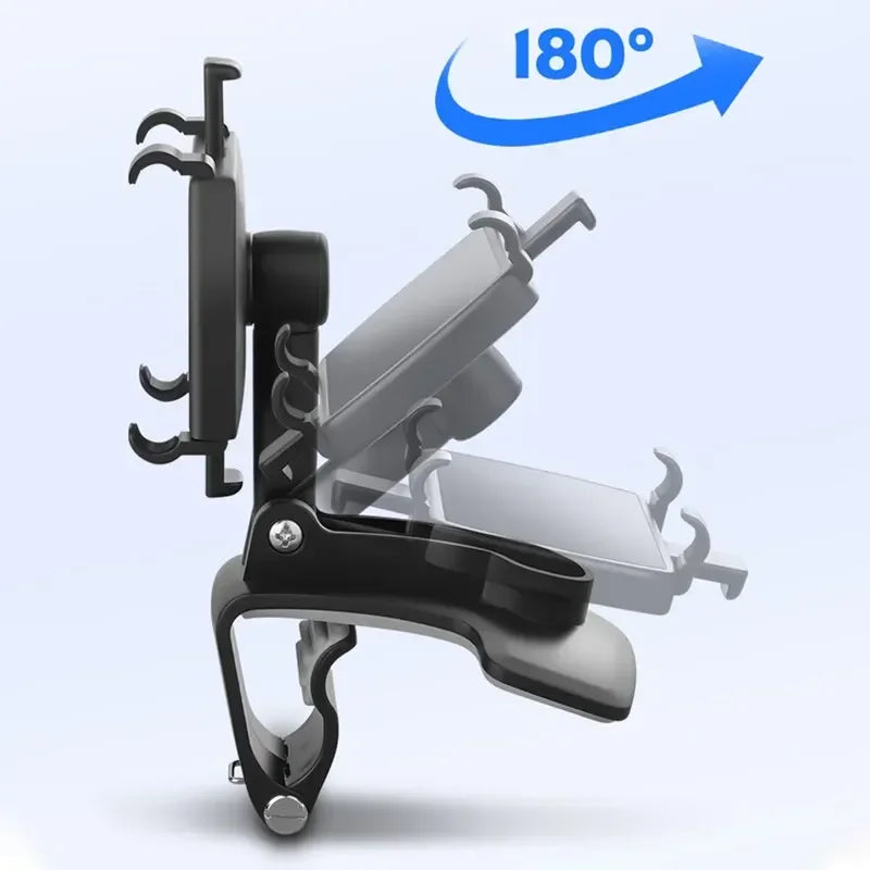 Dashboard Car Phone Holder 360 Degree Rotation Phone Mount with Rubber