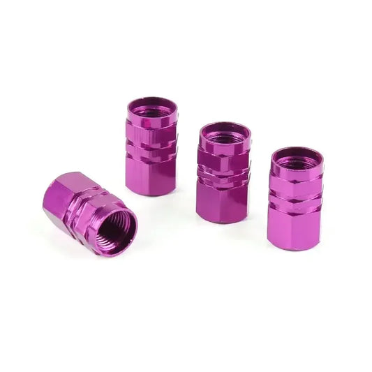 4Pcs Aluminum Alloy Car Wheel Tire Valve Caps Tyre Rim Stem Covers