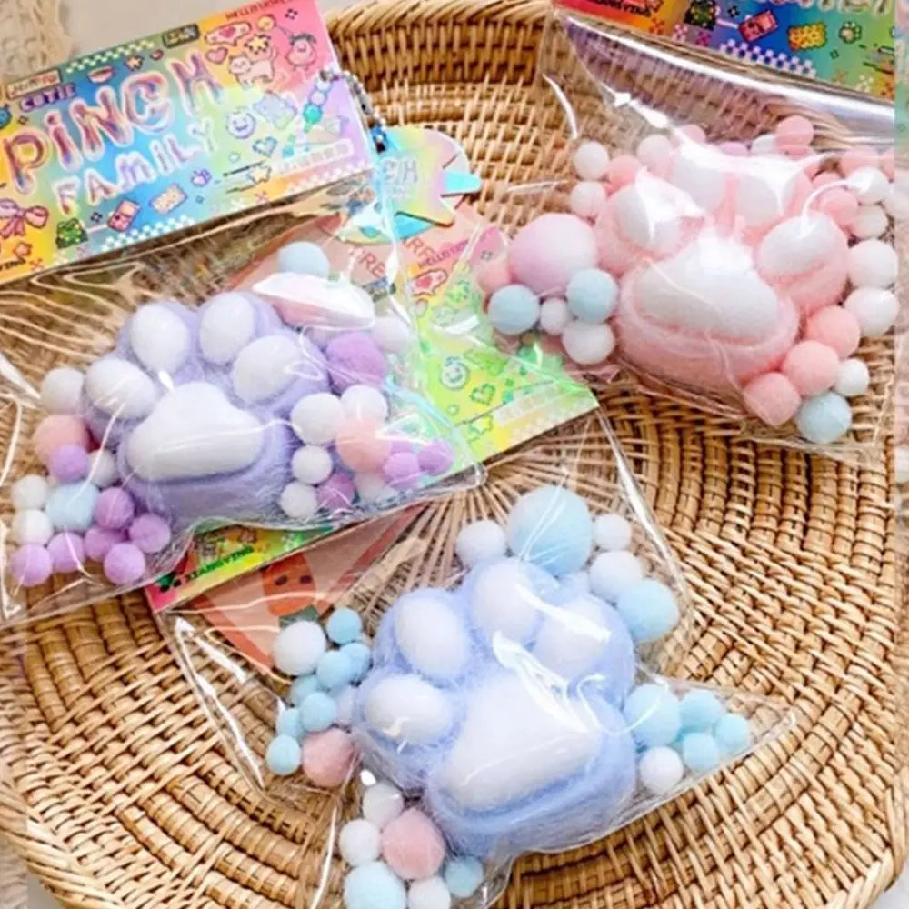 Squeeze Toy Squeeze Cat Paw Toys Cute Soft Abreact Relief Relax Toys