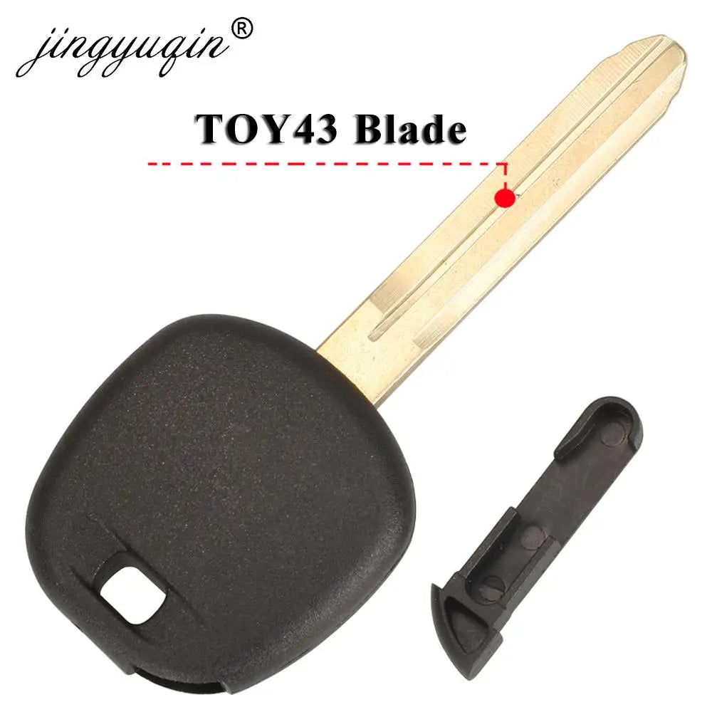jingyuqin 10pcs/lot Replacement Key Case For Toyota Corolla Yaris