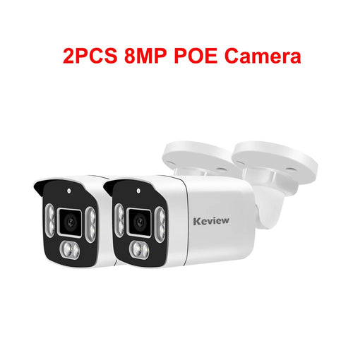 4K Poe Video Surveillance Camera IP Onvif Audio 48V POE Or DC 12V 4MP