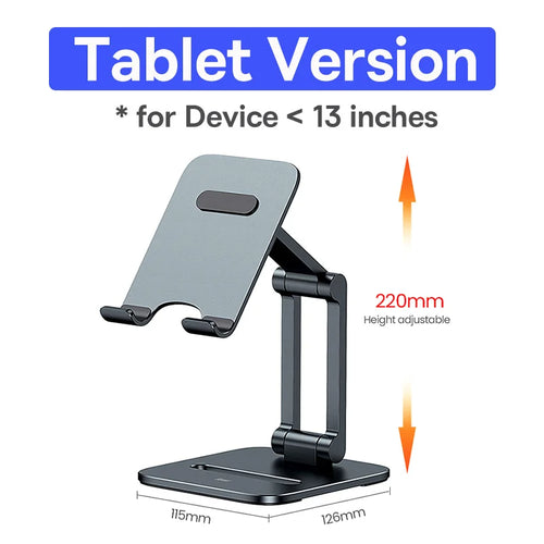 Baseus Phone Holder Stand Aluminum Alloy Cell Phone Tablet Stand