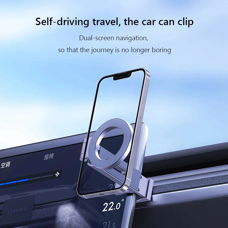 Universal Magnetic Phone Holder Travel Essentials Flexible Rotation