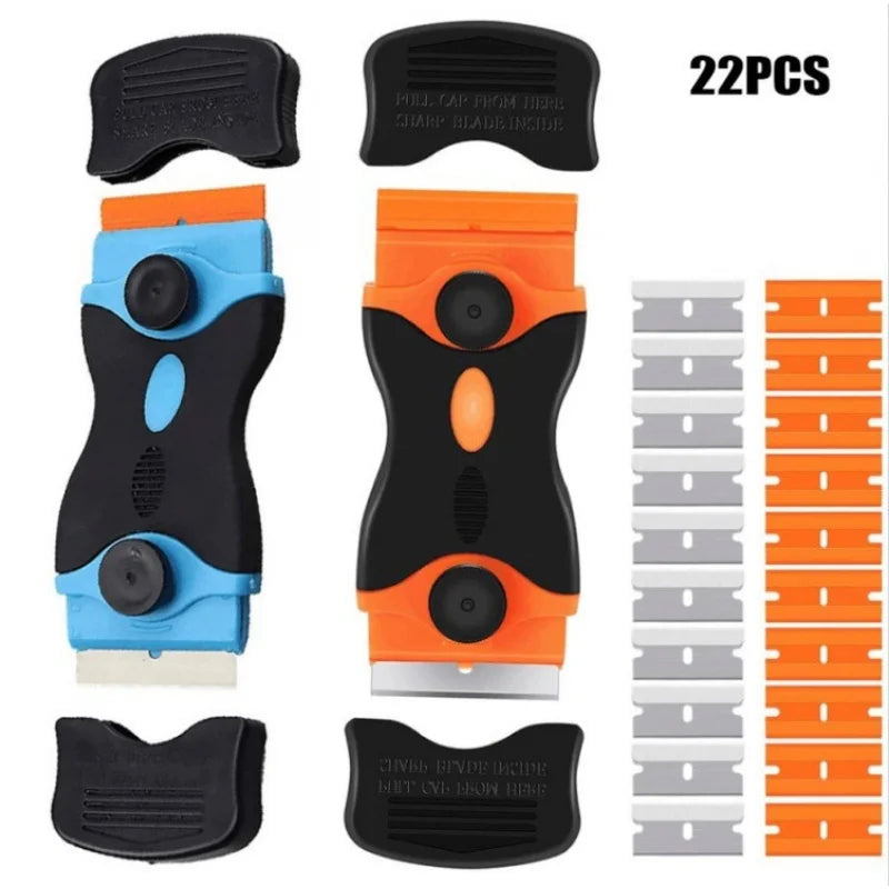 22Set of Plastic Scraper Automobile Sticker Remover Scraper Glass Hob