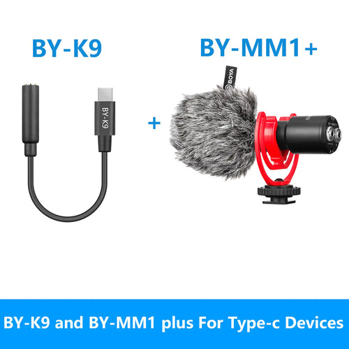 BOYA BY-MM1 Professional Cardioid Shotgun Microphone for iPhone
