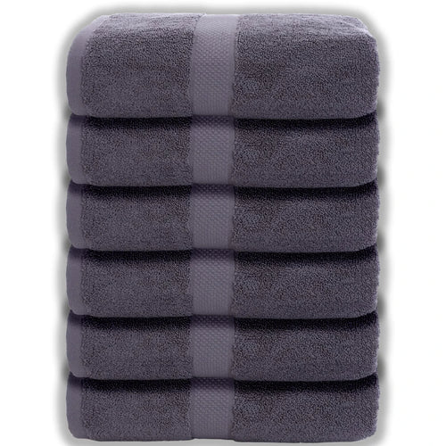 2/4/6pcs Cotton White Face Towels Set Soft Feel Hotel Towel Adult's