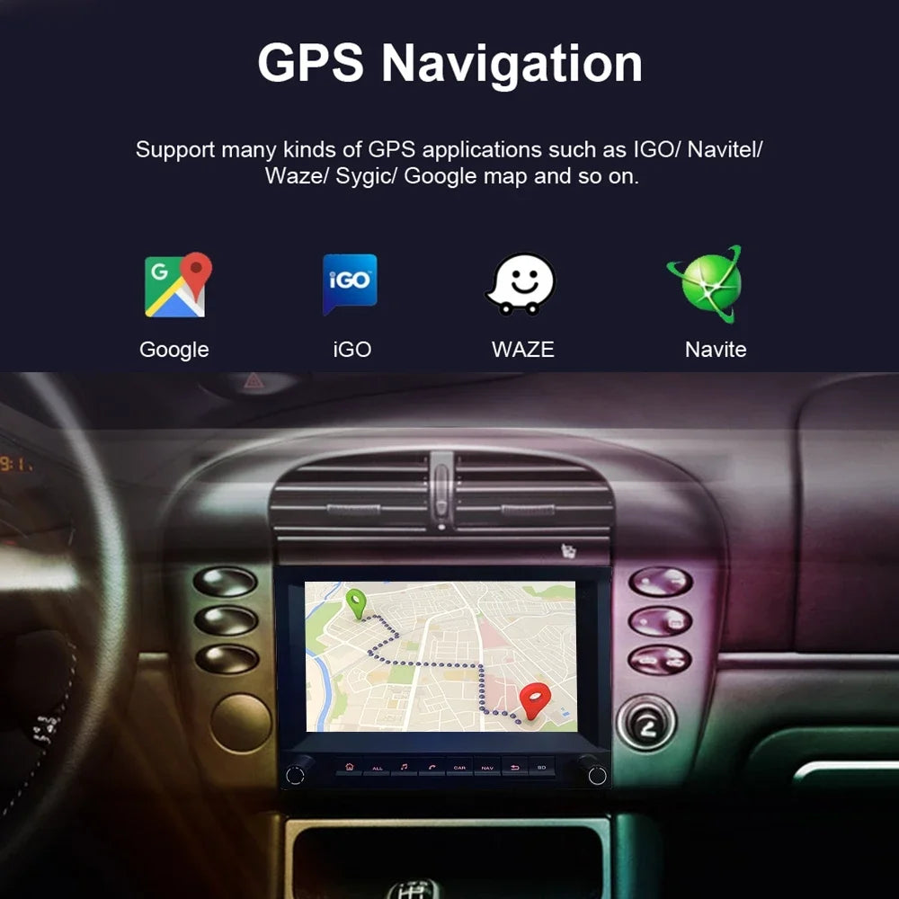 7862 720P Auto Android 13 12G+256G Car Radio GPS Player 4GB Carplay